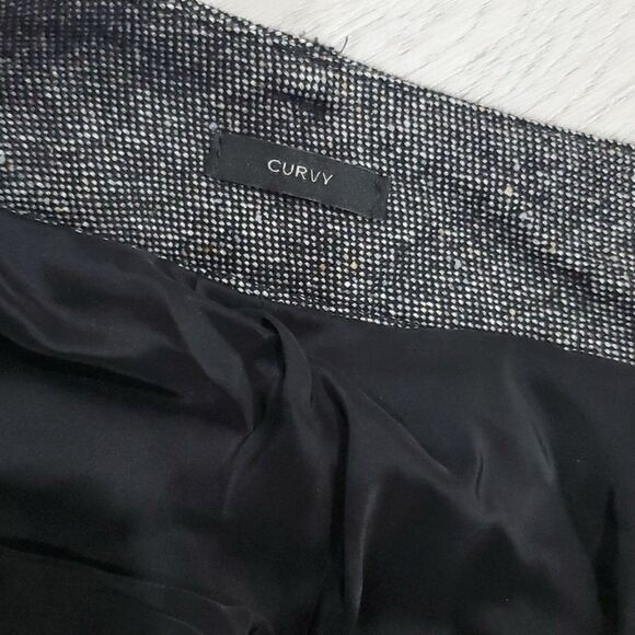 Talbots Heritage Crop Black Tweed Lined Wool Trousers Petites Size 12P - Picture 4 of 10